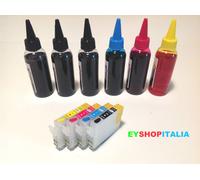 KIT CARTUCCE RICARICABILI AUTO RESET CHIP 16XL COMPATIBILE PER WF2520NF
