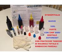 KIT CARTUCCE RICARICABILI COMPATIBILI ORIGINALI INKJET AUTO PER EPSON XP-412