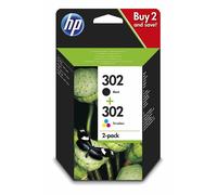 KIT Cartuccia HP 302 Nero e Colore Originale InkJet Confezione 2 Cartucce HP 302