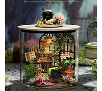 Kit casa delle bambole in miniatura fai-da-te Dream Bottle Handcraft 3D Puzzle