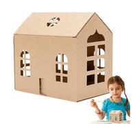 Kit Casa Di Natale Luminosa Fai Da Te - Migliora Abilità Manuali | Casetta Biscotti Artigianale Con Materiali & Luci | Per Bambini E Adulti, Regalo Festivo, Sviluppa La Creatività