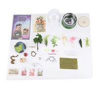 Kit Casa Fai da Te, 4,3 * 7,3 Pollici con Kit di Bambole Ruotanti per Carillon per la Decorazione