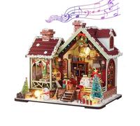 Kit casa in miniatura fai-da-te - Decorazioni artigianali 3D fatte a mano, quaderno creativo 3D fai-da-te in legno | Costruzione di modellini di decorazioni per case minuscole fatte a mano per gli ama