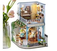 Kit Casa in Miniatura per Adulti | Modellino 3D in Legno per Realizzare Case | Progetto Artistico per Legame Genitore Figlio | Decorazione Domestica per Famiglie Bambini Ragazzi Donne