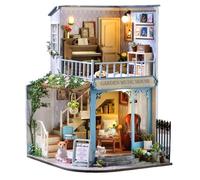 Kit Casa in Miniatura per Adulti | Modellino 3D in Legno per Realizzare Case | Progetto Artistico per Legame Genitore Figlio | Decorazione Domestica per Famiglie Bambini Ragazzi Donne