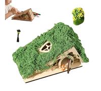 Kit casa in miniatura, set di costruzione a forma di triangolo, gioco di costruzione casa, per feste, casa, eventi, feste, serate, ufficio, ragazze, fili