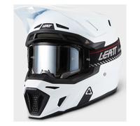 Kit Casco Cross Leatt 8.5 V.27 con Maschera Velocity 5.5 BiancoXL Bianco