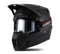 Kit Casco Cross Leatt 8.5 V.27 con Maschera Velocity 5.5 Nero SatinatoS Nero Satinato