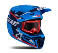 §Casco Cross Leatt Moto 3.5 Royal con Maschera§