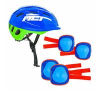 Kit casco e ginocchiere Moltó Azzurro 2-10 Anni