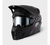 Kit Casco Cross Leatt 9.5 V.27 con Maschera Velocity 6.5 Iriz CarbonioS Carbonio