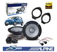 Alpine S2-S65C Kit 2 Vie Separate 6,5" 80W RMS Altoparlanti Casse Auto S-Series