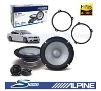 Kit casse Alpine S2-S65C Altoparlanti anteriori 2 vie 165mm 240W Per BMW E46