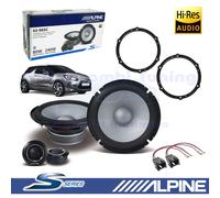 Alpine S2-S65C Kit 2 Vie Separate 6,5" 80W RMS Altoparlanti Casse Auto S-Series