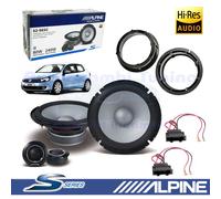 Alpine S2-S65C Kit 2 Vie Separate 6,5" 80W RMS Altoparlanti Casse Auto S-Series