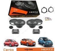 Kit Casse Altoparlanti 2 Vie Hertz CK 165 Linea Cento Anteriori per Nissan Micra