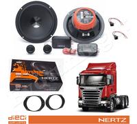 Kit Casse Altoparlanti 2 Vie Hertz DSK165.5 per SCANIA Serie R dal 2004 al 2016