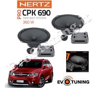 Kit Casse Altoparlanti 2Vie Ovali Hertz Linea Cento Posteriori per Fiat Freemont