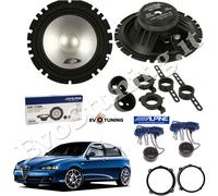 Kit Casse Altoparlanti ALPINE Sxe1750S Ant o Post 2 Woofer+2Tweeter per Alfa 147