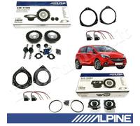 Kit Casse Altoparlanti ALPINE SXE1750S+SXE1025S ANT/POST Opel Corsa E 2014-2019