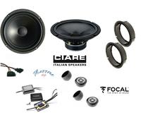 Kit Casse Altoparlanti Anteriori Woofer 20cm Ciare Tweeter Focal Per Volkswagen