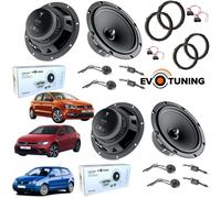 Kit Casse Altoparlanti FOCAL AUDITOR ASE 165 +ACX165 Ant/Post per VW POLO 9N