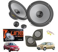 Kit Casse Altoparlanti Hertz K165 per Fiat Punto 188 + Tasche Supporti Anteriori