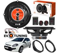 Kit Casse Altoparlanti JBL STAGE3 2 Woofer 3Ω +TW Anteriori per Fiat Punto Evo