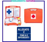 kit cassetta medica pronto soccorso allegato fino a 2 dipendenti aziendale
