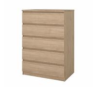 KIT CASSETTIERA NAIA 5 CASS 77X50X111CM ROVERE