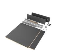 Kit Cassetto Vertex H93 mm con Pannelli Inclusi Larghezza 600 Grigio Antracite Emuca