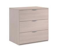 Kit cassettone 3c cm.80x38x77 rovere chiaro