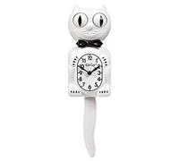KIT CAT Klock® Orologio da parete a forma di gatto in edizione limitata, con occhi e coda in movimento, funzionamento a batteria, prodotto negli Stati Uniti, perfetto per decorare la casa, orologio