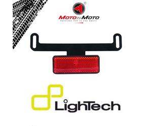 Kit Catadiottro Lightech Completo Di Supporto Per Portatarga Moto E Scooter