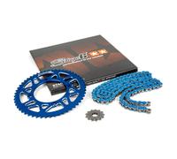 Kit catena 13x53 - 420 Stage6 alu CNC Blu Beta RR