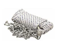 Kit catena acciaio zincato + cima ormeggio Catena (Ø 6 mm x 2 mt) + Cima (Ø 8 mm x 30 mt)