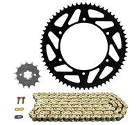 Kit catena moto Afam Fantic 125 Caballero Scrambler 2021 428 Gris 140 link