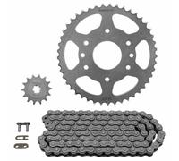 Kit catena adattabile ktm 125 duke abs 2014+2024 520 14x45 (originale)