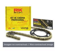 Kit Catena Alluminio RK 420MS (14-50-112) Per Moto Ricambi Ciclomotore