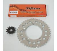 Kit catena Axring per Auto 12x46 passo 420 Nuovo