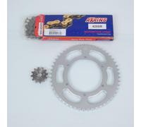 Kit catena Axring per moto Derbi 50 GPR R 2004 a 2008 12x52 P