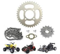 Kit Catena Completa Quad Bambino 90cc 110cc 125cc 420 84 Maglie Pignone