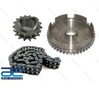 Kit Catena Con Pignone Lambretta 80 Maglie 46 Denti E 16 Denti LI SX TV GP AEs