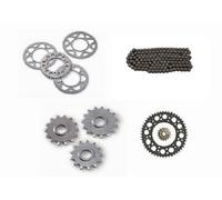 KIT CATENA CORONA PIGNONE MOTO MORINI CANGURO 350 1983-1985 A167