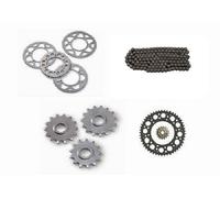 KIT CATENA CORONA PIGNONE PER MOTO MORINI CANGURO XE 350 1986-1987 S3305