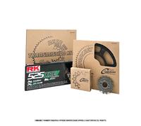 KIT CATENA CORONA PIGNONE PER TRASMISSIONE MOTO HONDA XL 650V TRANSALP 00>07