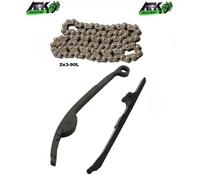 KIT CATENA DISTRIBUZIONE 90L + COPPIA PATTINI PER YAMAHA XT 125X 2007 AL 2008
