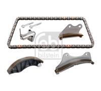 febi bilstein 106740 - Set di catene di controllo per albero a camme, con guide scorrevoli e tendicatena, 1 pezzo