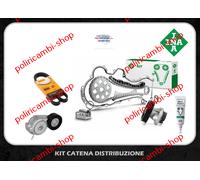 Kit catena distribuzione Punto 1.3 multijet Fiat + pompa acqua e kit servizi INA