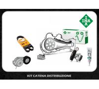Kit catena distribuzione Punto 1.3 multijet Fiat + pompa acqua e kit servizi INA